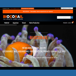visuel boutique ligne Biocorail